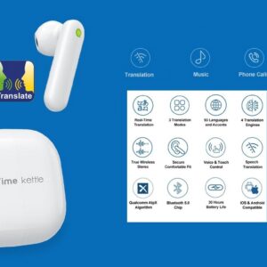 Timekettle M2 - sluchátka pro preklad- (93 jazyků a akcentů) + poslech hudby a telefonování