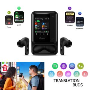 Překladač jazyků do ucha – sluchátka pro překlad IKKO ActiveBuds – podpora 45 jazyků s Wifi /4G SIM + Chat GPT