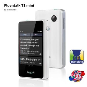 Fluentalk T1 Mini – cestovní překladač 36 jazyků/88 akcentů + 39 jazyků foto překlad + 13 jazyků OFFLINE